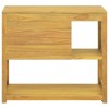 vidaXL Bathroom Cabinet 33.5"x15.7"x29.5" Solid Wood Teak - 2 of 4