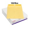 HITOUCH BUSINESS SERVICES Gummed Catalog Envelopes 9.5"L x 12.5"H Brown 100/Box SPL534743 - 4 of 4
