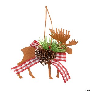 Fun Express Metal Die Cut Moose & Deer Christmas Ornaments Set of 6 - 1 of 2