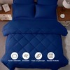 BAGOKIE 7 Pieces Bed in a Bag Comforter Set - 3 of 4