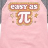 Girls' - Instant Message - Easy As Pi Shirt Tail Raglan Graphic T-shirt - 2 of 4