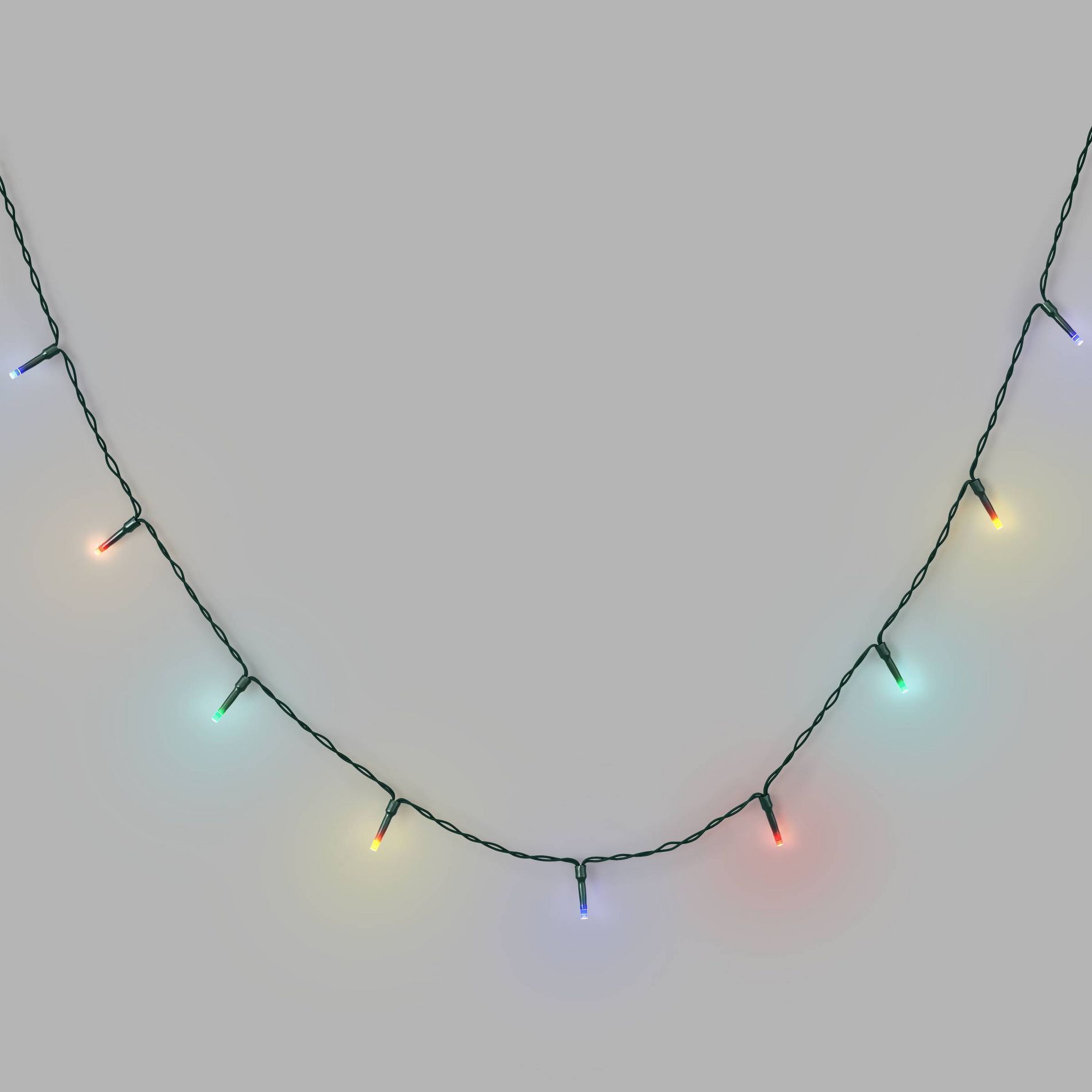 50ct Battery Operated Micro Christmas String Lights with 11 Functions & Multi LED's - Wondershop™