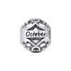 Birthstone Charms for Bracelet Sterling Silver CZ Womens Ginger Lyne Collection - 2 of 4