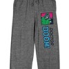 Doctor Doom! Marvel Universe Publishing Art Archive Men's Heather Gray Sleep Pajama Pants - image 2 of 4