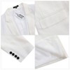 Men's Casual Sport Coat Lightweight Linen Blazer One Button Business Suit Jackets Stylish Daily Suits - 4 of 4
