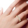Pompeii3 1 1/2ct Channel Set Diamond Eternity Ring 14K Yellow Gold - 3 of 4