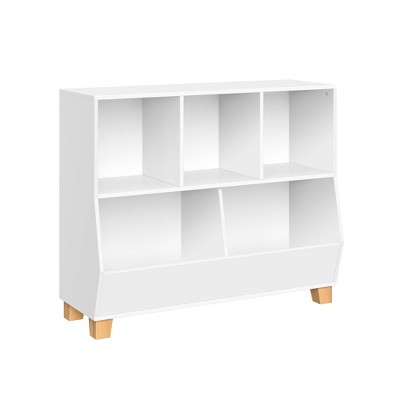 Costway 3-tier Kids Storage Shelf Cubes W/3 Baskets Corner Cabinet Organizer  White : Target