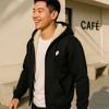 Dalix Mens Ghost Faux Lined Hoodie in Black 2XL XX-Large - 4 of 4
