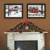 2Piece Vignette Lovers Knot Quilt Barn, Covered Bridge Black Framed Wall Art for Living Room, Bedroom Wall Art Print for Home Decor by Billy Jacobs - 4 of 4