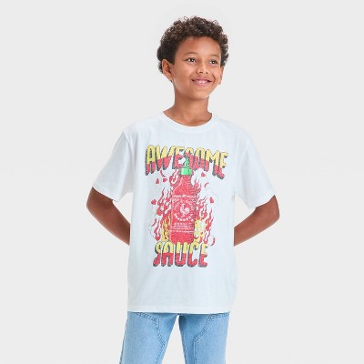 Boys' Sriracha Graphic T-Shirt - White