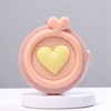 Unique Bargains Measure Tape Plastic Push-Button Tape Measure Pink Lucky Heart Design +/-5% Accuracy Plastic 1.97"x1.97"x0.71" 1 Pcs - 2 of 3