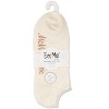 Memoi Women's Organic Cotton Mesh-Top Breathable Liner Sock - 4 of 4
