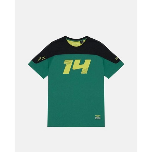 Aston Martin F1 Kimoa Fernando Alonso #14 Color Block T-Shirt - image 1 of 4