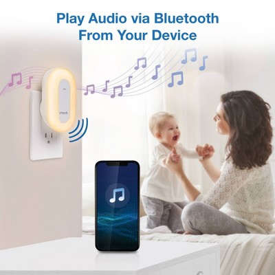 White Smart Plug-in Sleep Training Soother with Bluetooth Speaker