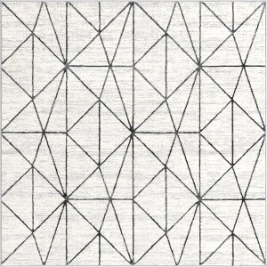 Unique Loom    Matrix Trellis Geometric Area Rug - 1 of 4