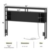 Aheaplus Headboards with Power Outlets and RGB LED Light - 4 of 4