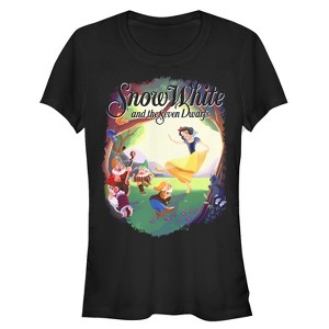 Juniors Womens Snow White and the Seven Dwarves Dance Scene T-Shirt - 1 of 3