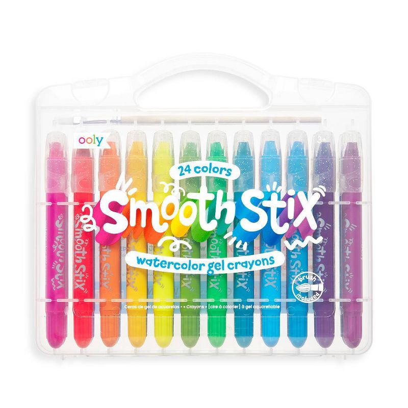 Smooth Stix Watercolor Gel Crayons - 25 PC Set, 1 of 7