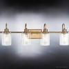 Urban Ambiance Luxury Vintage Bath Light 9.875''H x 32.25''W,  Olde Brass Finish,  Hedland Collection, UHP4068 - 4 of 4