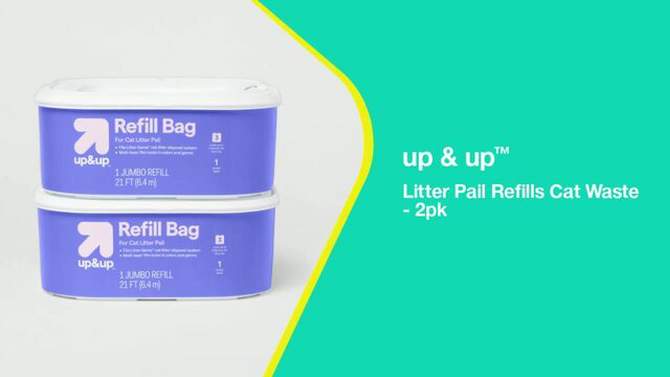 Litter Pail Refills Cat Waste - 2pk - up &#38; up&#8482;, 2 of 5, play video