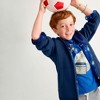 Lands' End Kids High Pile Lined Zip Hoodie - 2 of 4