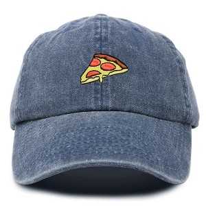 Dalix Pizza Embroidered Mens Cotton Dad Adjustable Hat Baseball Cap Mens - 1 of 4