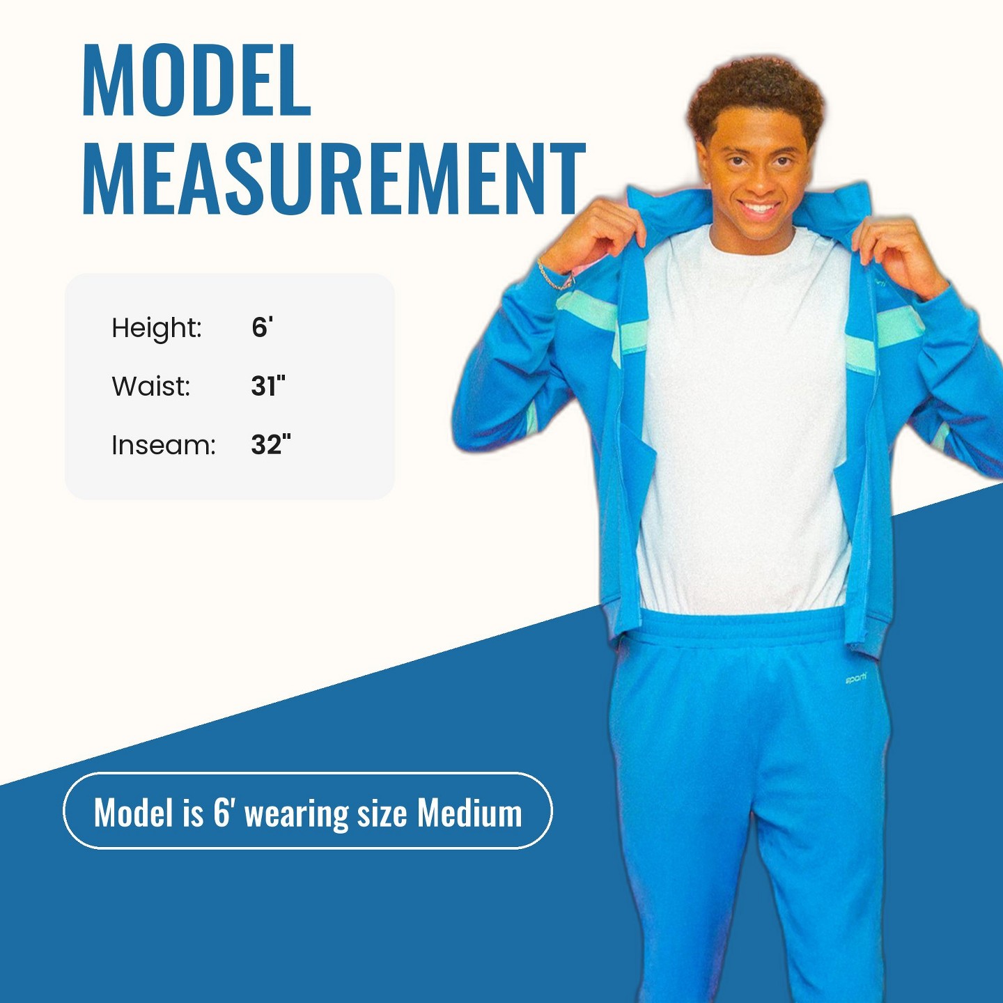 Мужские джоггеры Sporti x Shaine Casas Electric Sapphire Team Tracksuit Bottom — фото 3