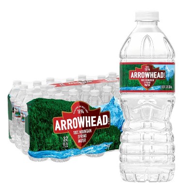 Arrowhead 100% Natural Spring Water - 32pk/16.9 fl oz Bottles