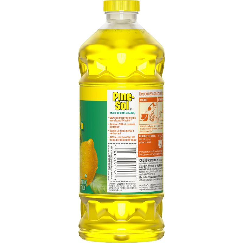 Pine-Sol Lemon Fresh All Purpose Cleaner - 48oz, 4 of 13