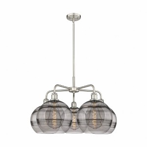 Rochester - 5 Light Stem Hung Chandelier In Industrial Style-17.13 Inches Tall and 28 Inches Wide - 1 of 1