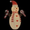 VidaXL Christmas Inflatable Snowman with LEDs 248" - 2 of 4