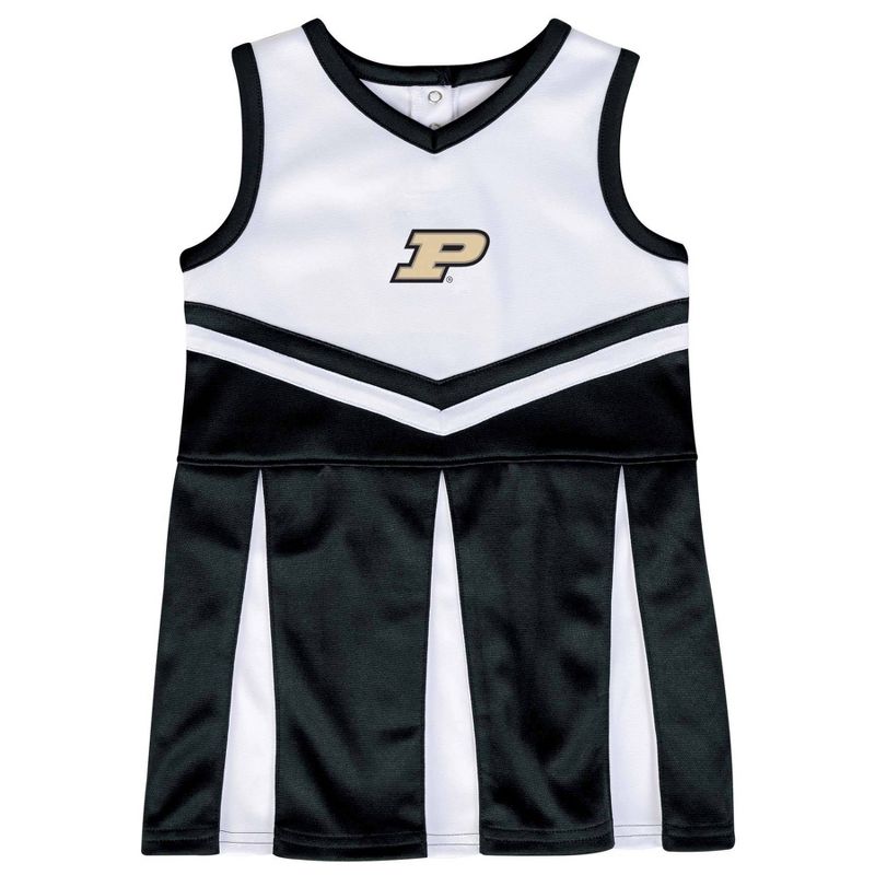 NCAA Purdue Boilermakers Girls&#39; Short Sleeve Toddler Cheer Dress Set, 1 of 4