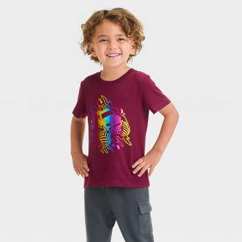 Toddler Boys' Short Sleeve Monster Truck Graphic T-Shirt - Cat & Jack™ Burgundy