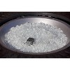 Fire Sense 62365 Sparkling Reflective Tempered Fire Glass for Outdoor Gas/Propane Fire Pits, Easy Install, Crystal Clear, 10 lbs - 4 of 4