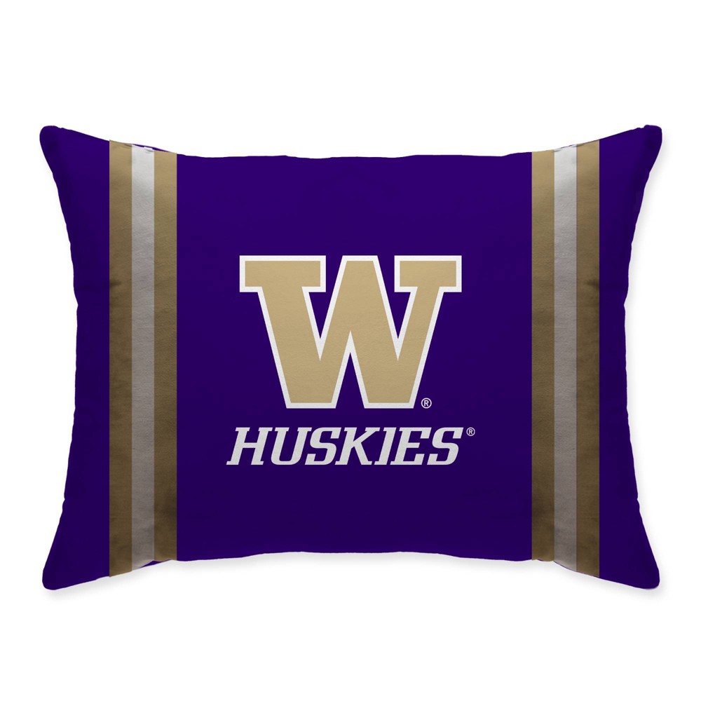 Photos - Pillow NCAA Washington Huskies Standard Stripe Logo Bed 