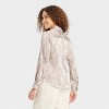 Women's Long Sleeve Satin Button-Down Shirt - A New Day™ - 2 of 3