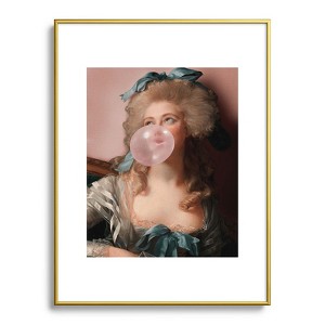 Jonas Loose BUBBLEGUM PRINCESS Metal Framed Art Print - Deny Designs - 1 of 4
