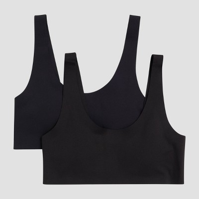 Hanes Girls' 2pk Bonded Comfort Bra