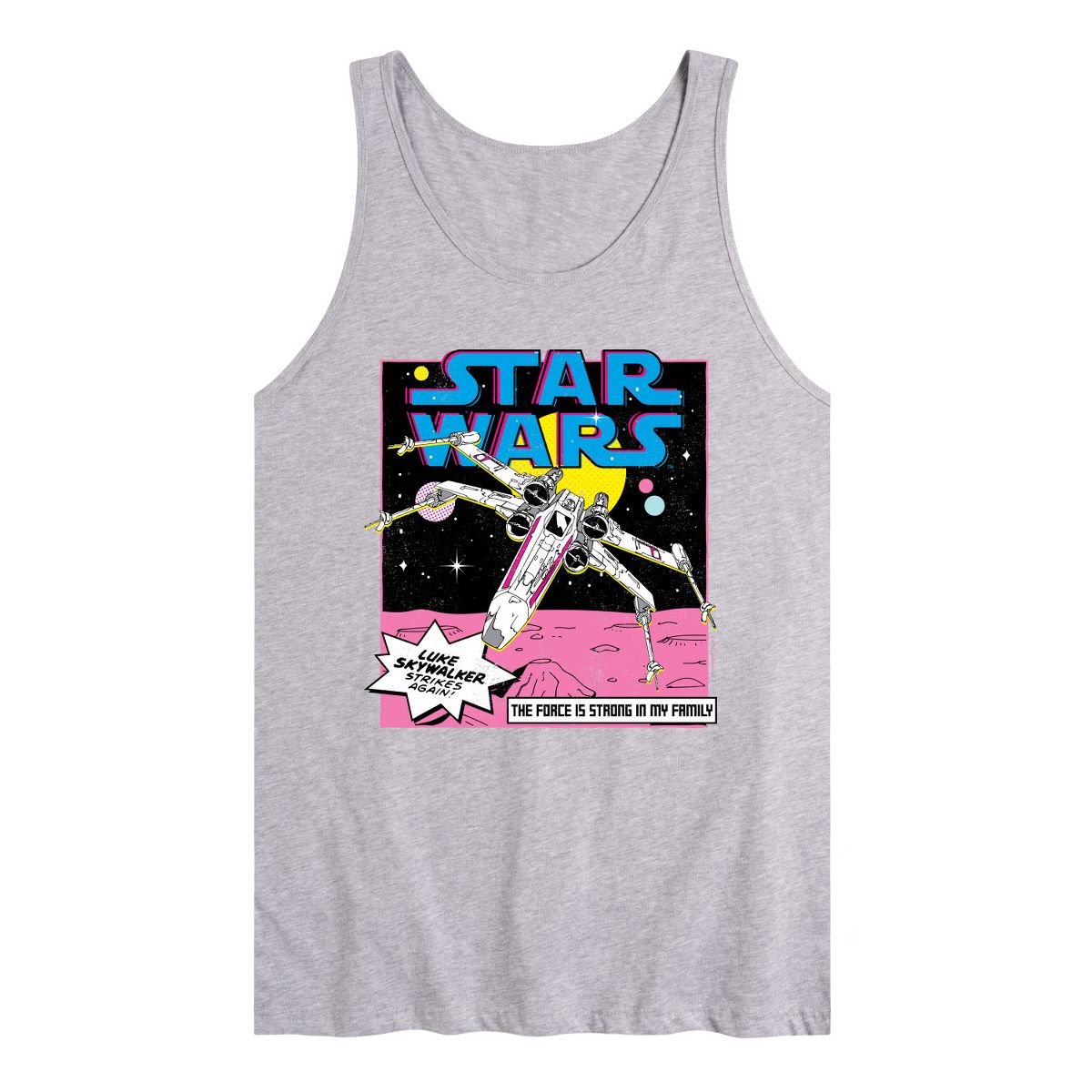 Men's - Star Wars - Luke Skywalker Ship Graphic Tank Top