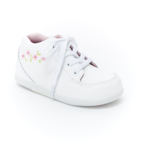 Stride rite baby 2025 girl walking shoes