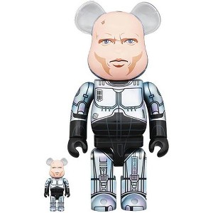 Medicom - Medicom - Robocop 2 - Murphy Head Version 100% & 400% Bearbrick 2Pk - 1 of 3