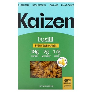 Kaizen Fusilli, Gluten Free, High Protein, Low Carb, Plant-Based, 8 oz (226 g) - 1 of 2