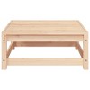 Footstool Solid pinewood, 100% polyester Standard vidaXL - 3 of 4