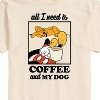 Men's - Disney - Coffee and My Dog Short Sleeve Graphic T-Shirt - 2 of 4