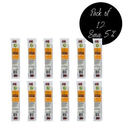 Nebraska Bison 1 oz Bison Jalapeno Meat Stick - Pack of 12