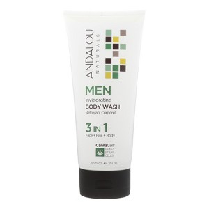 Andalou Naturals Men's Invigorating Body Wash - 8.5 fz - 1 of 4