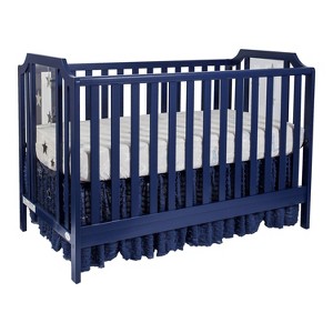 Gulches 3-in-1 Convertible Island Crib - Starry Navy Blue Design, Acrylic Panels - 1 of 4