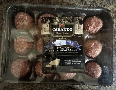 Carando Abruzzese Italian Style Meatballs - 16oz : Target