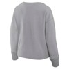 NFL Dallas Cowboys Women's Gray Long Sleeve French Terry Crew Neck Sweatshirt - image 3 of 3