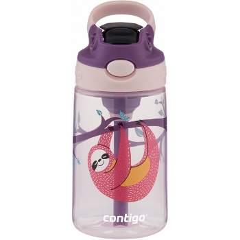 Contigo Kids Water Bottle, Striker No-Spill, Petal Pink, 14 Ounce